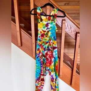 Handmade Tie Dye Harem Overalls